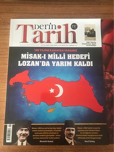 Derin Tarih Dergisi Mart 2020 sayısı