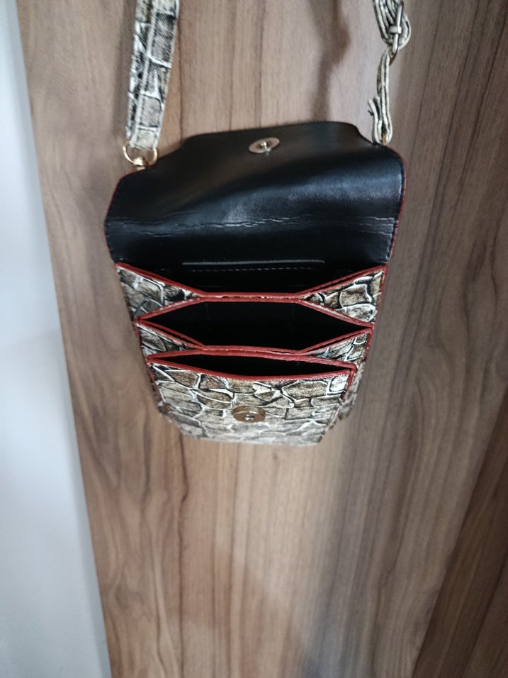 Çakıl Desenli Kadın Çapraz Çanta - Görsel 2