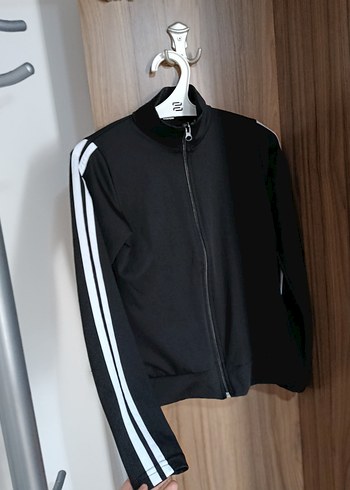 Siyah Fermuarlı Yüksek Yakalı Kadın Ceket - Görsel 2