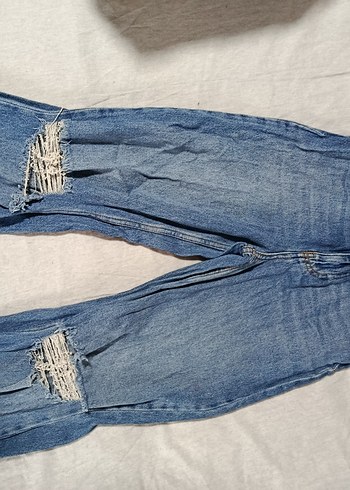 Trendyol & Milla Mavi Yikamali Rahat Kesim Jean