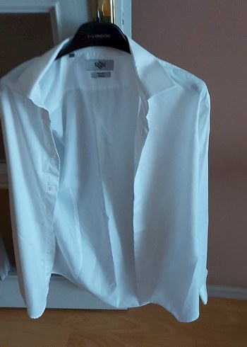 Kiğılı Slim Fit Beyaz Erkek Gömlek