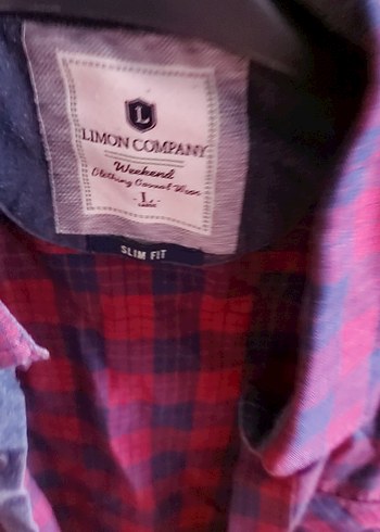 Limon Company Bordo Slim Fit Erkek Gömlek