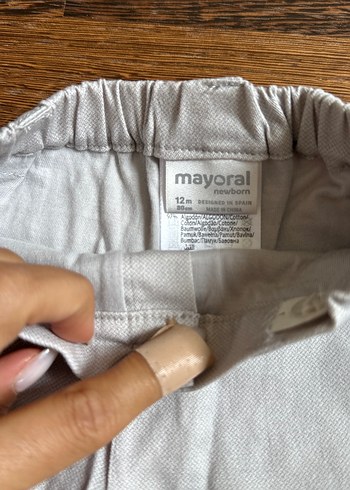 Mayoral Mayoral Gri Erkek Çocuk Keten Pantolon