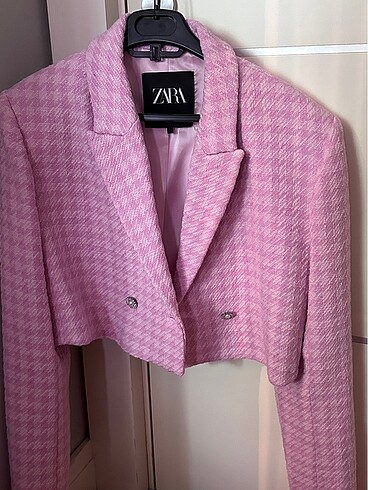 Zara tuvit crop ceket