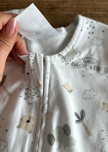 Beyaz Desenli Çocuk Uyku Tulumu - Görsel 4