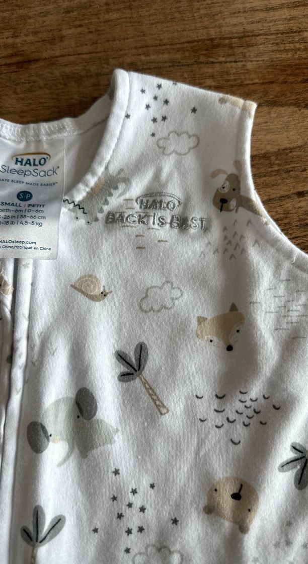 Beyaz Desenli Çocuk Uyku Tulumu - Görsel 3