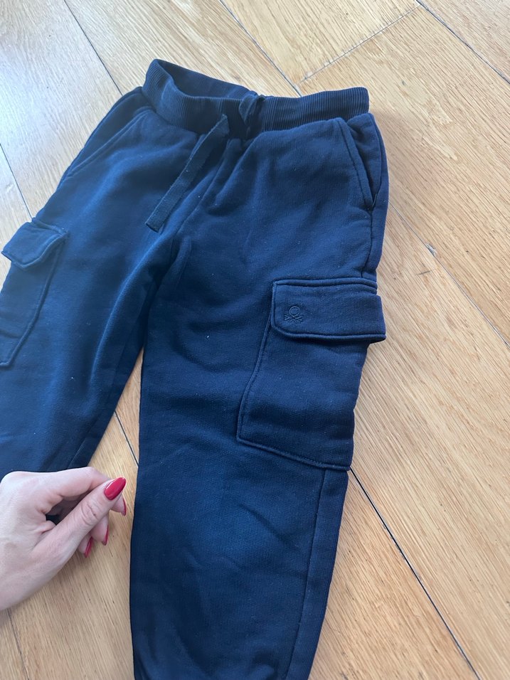 Erkek Çocuk Lacivert Rahat Kesim Eşofman Altı - Görsel 2