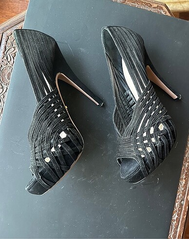 Prada 40,5 platformlu topuklu ayakkabı - Görsel 10