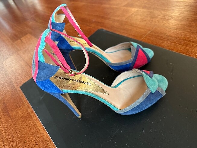 Emporio Armani 40 no topuklu ayakkabı - Görsel 7