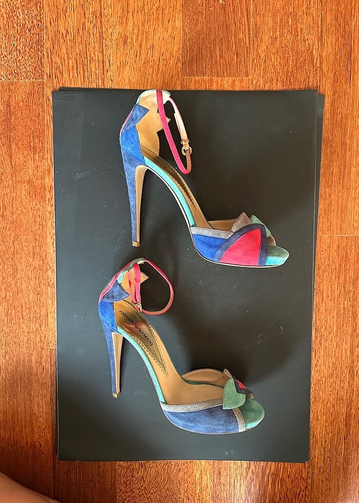 Emporio Armani 40 no topuklu ayakkabı - Görsel 3