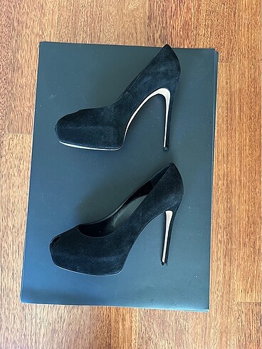 40 Beden siyah Renk Gianvito Rossi 49 no Süet Ayakkabı