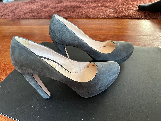 Prada 40,5 no Topuklu Ayakkabı - Görsel 7