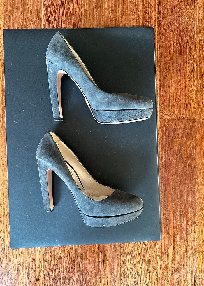 Prada 40,5 no Topuklu Ayakkabı - Görsel 3