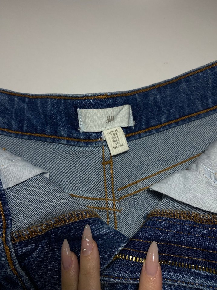 h&m mini kot sort - Görsel 3