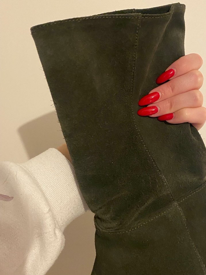 vintage suet cizme - Görsel 4