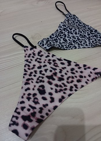 2 ADET Renkli Leopar Desenli Kadın Mini Külot - Görsel 4