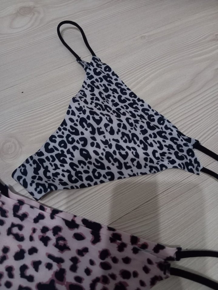 2 ADET Renkli Leopar Desenli Kadın Mini Külot - Görsel 3