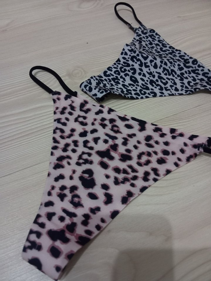 2 ADET Renkli Leopar Desenli Kadın Mini Külot - Görsel 4