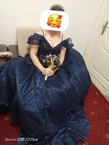 42 Beden Lacivert Nişanlık Abiye