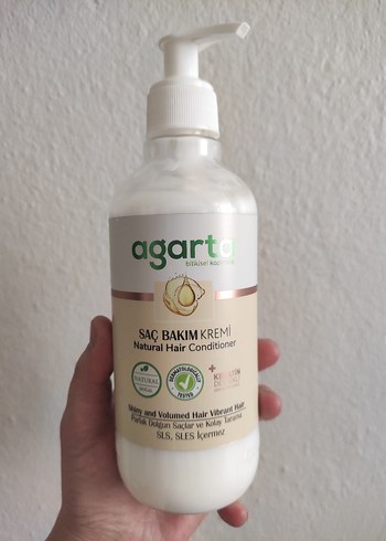 Agarta Bitkisel Saç Bakım Kremi 160 aldim yaninda hediyem var