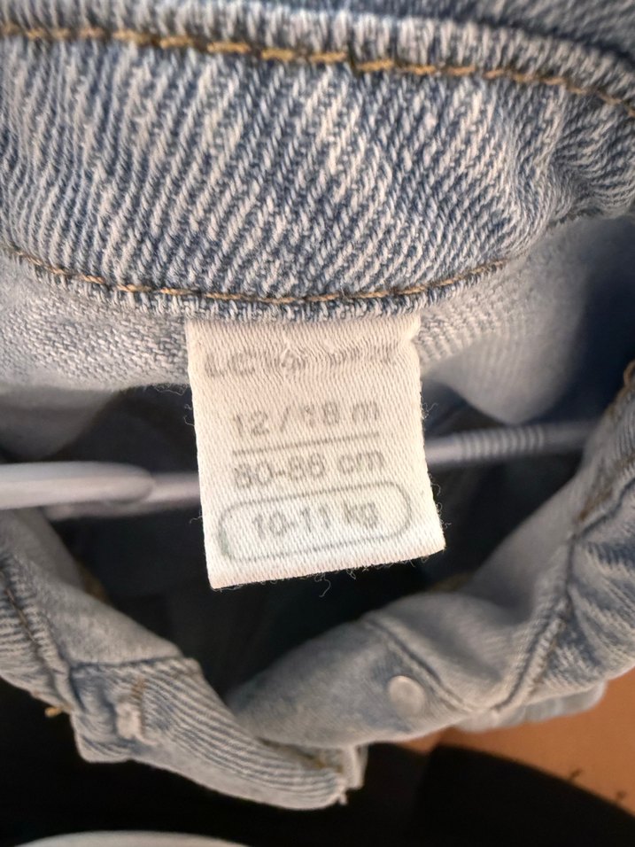 Açık mavi Kot Ceket, Düğmeli, Rahat - Görsel 3