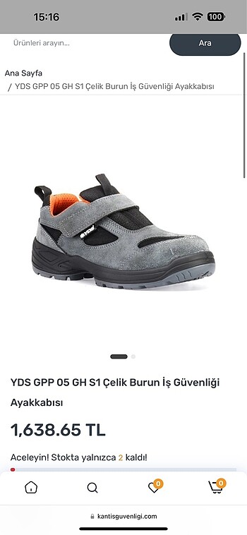 YDS marka iş ayakkabısı