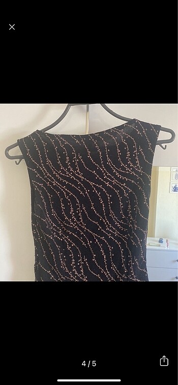 xs Beden siyah Renk Koton party wear üst