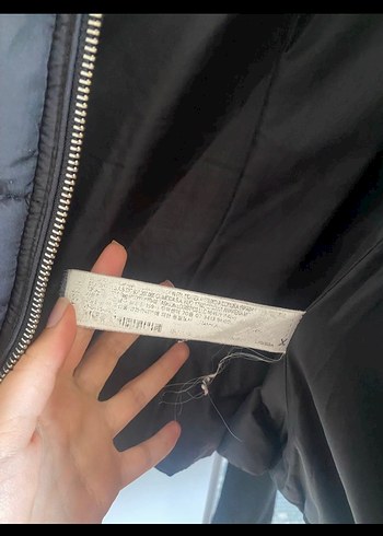 Bershka Kürklü Siyah Kadın  Mont - Görsel 6