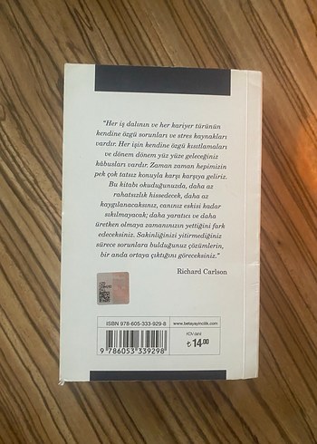 İş Yaşamında Ufak Şeyleri Dert Etmeyin Kitabı - Görsel 4