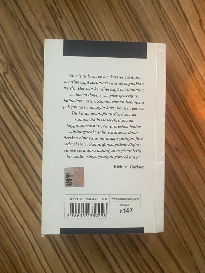 İş Yaşamında Ufak Şeyleri Dert Etmeyin Kitabı - Görsel 4