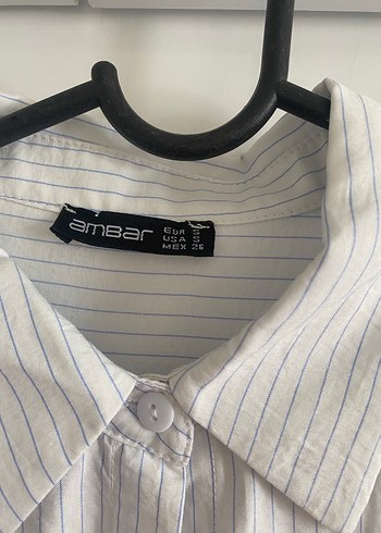 Çizgili oversize gömlek - Görsel 6