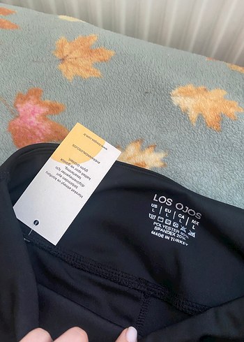 Los Ojos Siyah Yüksek Bel Cepli İspanyol Paça Tayt - Görsel 4