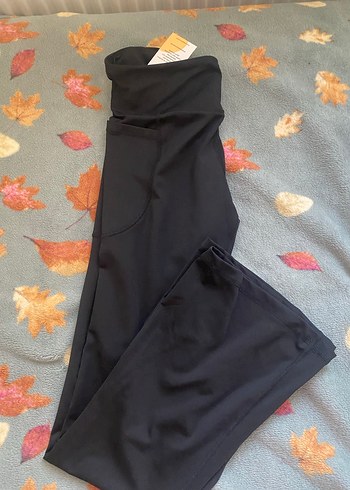 Los Ojos Siyah Yüksek Bel Cepli İspanyol Paça Tayt - Görsel 2