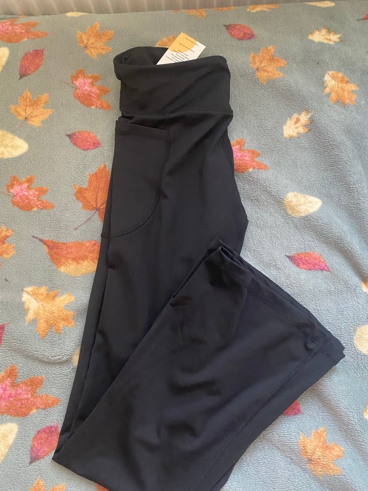 Los Ojos Siyah Yüksek Bel Cepli İspanyol Paça Tayt - Görsel 2