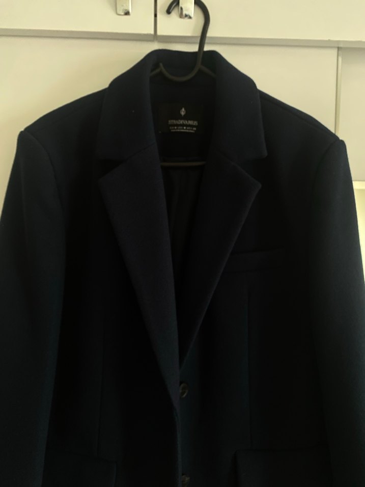 Stradivarius Lacivert Blazer -kaban Ceket - Görsel 5