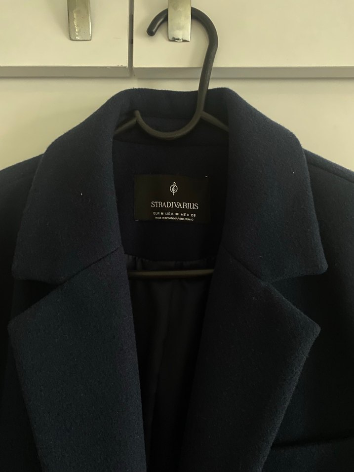 Stradivarius Lacivert Blazer -kaban Ceket - Görsel 3