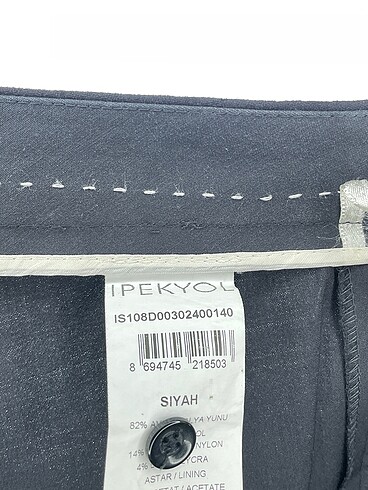 40 Beden siyah Renk ipekyol Kumaş Pantolon %70 İndirimli.