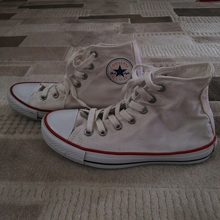 converse beyaz spor ayakkabı 