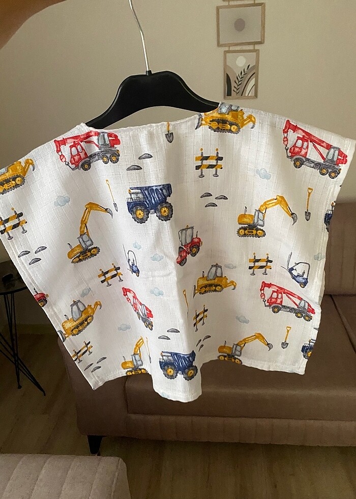 Müslin çocuk pareo - Görsel 3