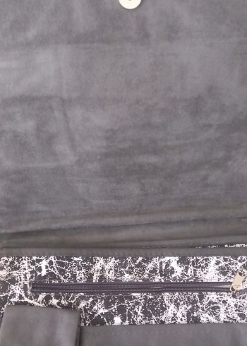 Beden Gri Bağcıklı laptop Omuz Çantası