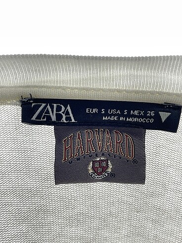 s Beden beyaz Renk Zara Sweatshirt %70 İndirimli.