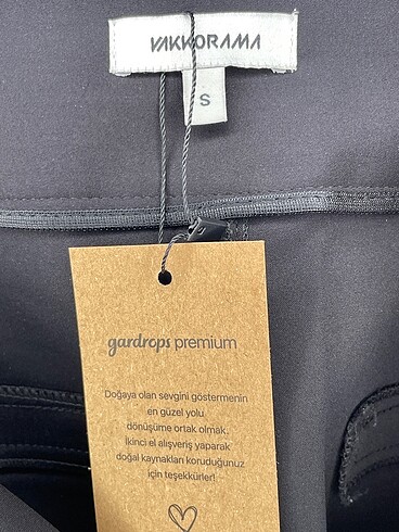 s Beden siyah Renk Vakkorama Kumaş Pantolon %70 İndirimli.
