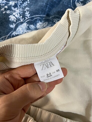 3 Yaş Beden Zara alt üst takım
