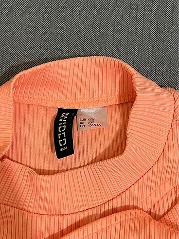 xs Beden turuncu Renk H&M mini elbise