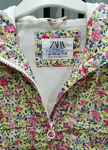 Zara Zara 2-3 yaş bebek çocuk yağmurluk