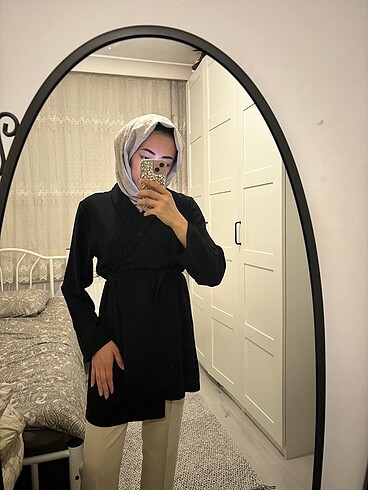 SİYAH BAĞLAMALI BLAZER