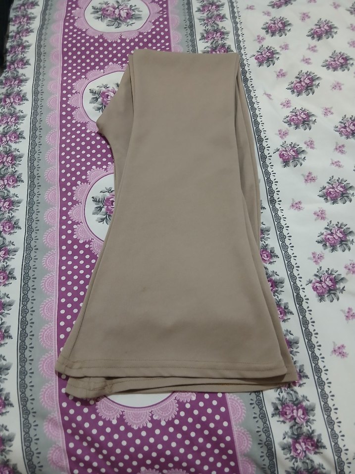 Dantel Detaylı Bej Kadın Kumaş Pantolon - Görsel 2