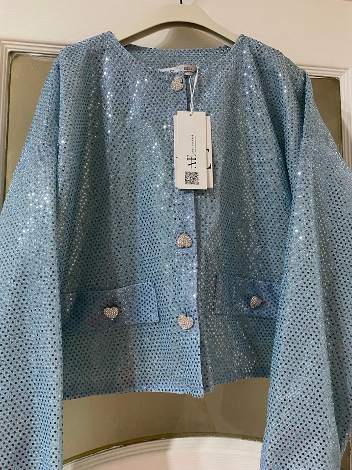 Ahel tasarım payet ceket - Görsel 3