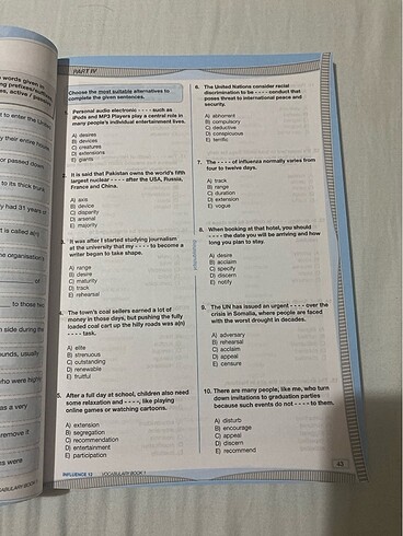  Beden Vocabulary Book 1 ydt/yds