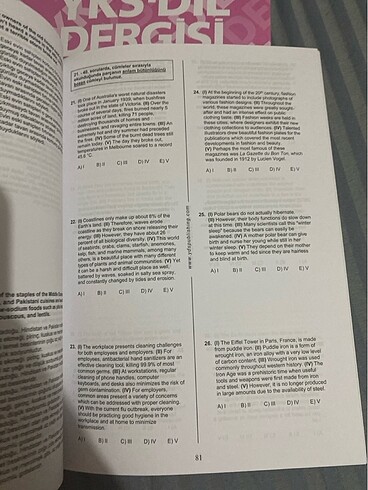 Beden Renk yks dil dergisi yds publishing